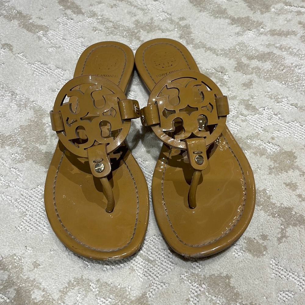 Tory Burch Miller Patent Leather Sandal